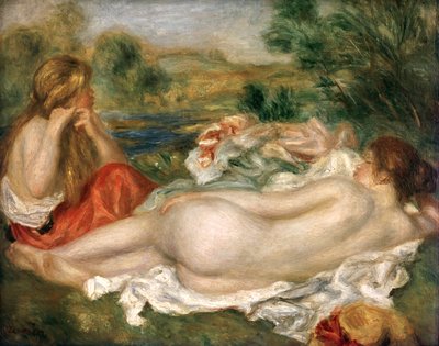 Zwei Badende, 1896 von Pierre Auguste Renoir